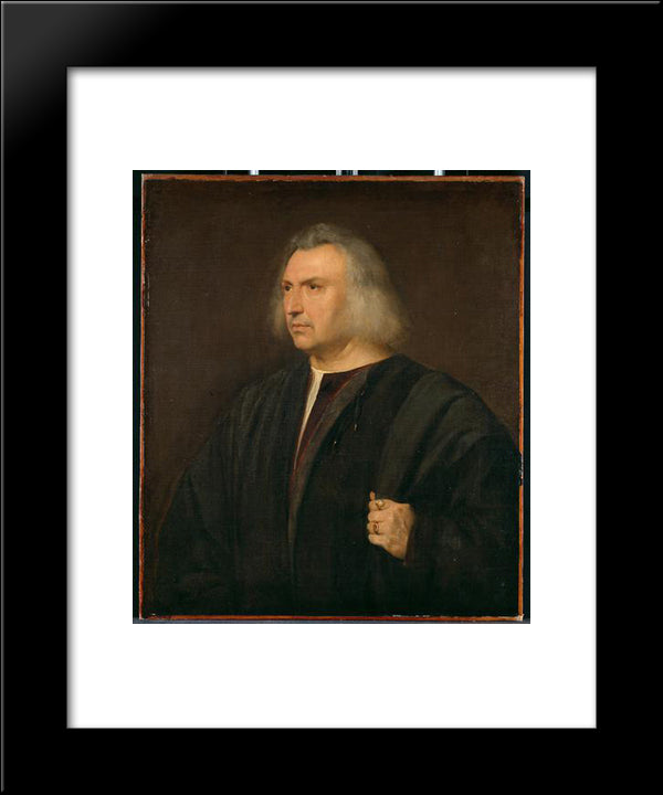 Gian Giacomo Bartolotti Da Parma 20x24 Black Modern Wood Framed Art Print Poster by Titian