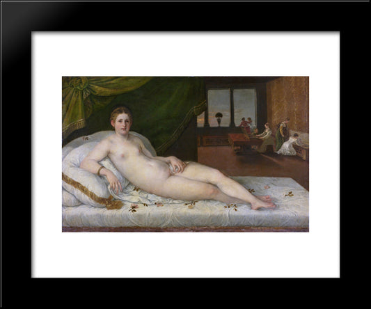 Liggie Venus 20x24 Black Modern Wood Framed Art Print Poster by Titian