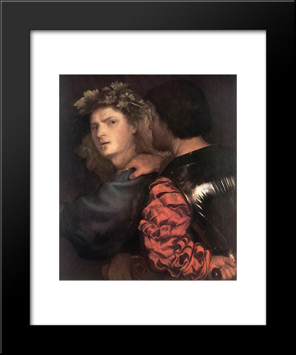 The Bravo 20x24 Black Modern Wood Framed Art Print Poster by Titian