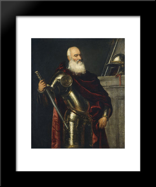 Vincenzo Cappello 20x24 Black Modern Wood Framed Art Print Poster by Titian