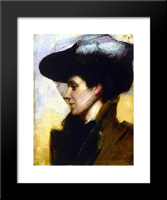 Eileen 20x24 Black Modern Wood Framed Art Print Poster by Roberts, Tom