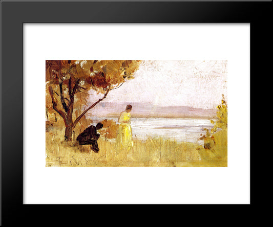 Impression 20x24 Black Modern Wood Framed Art Print Poster by Roberts, Tom