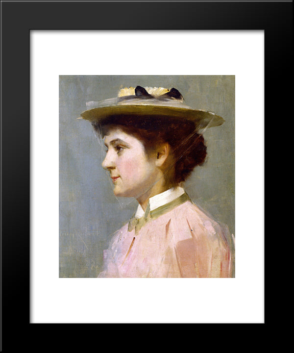 Miss Isobel Mcdonald 20x24 Black Modern Wood Framed Art Print Poster by Roberts, Tom