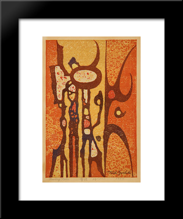 Fairy Tale 20x24 Black Modern Wood Framed Art Print Poster by Yoshida, Toshi