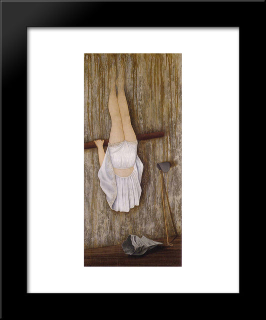 Relache 20x24 Black Modern Wood Framed Art Print Poster by Toyen