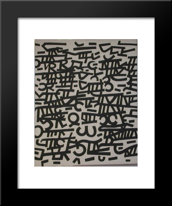 California 20x24 Black Modern Wood Framed Art Print Poster by Wilke, Ulfert