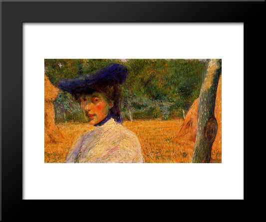 Adriana Bisi Fabbri 20x24 Black Modern Wood Framed Art Print Poster by Boccioni, Umberto