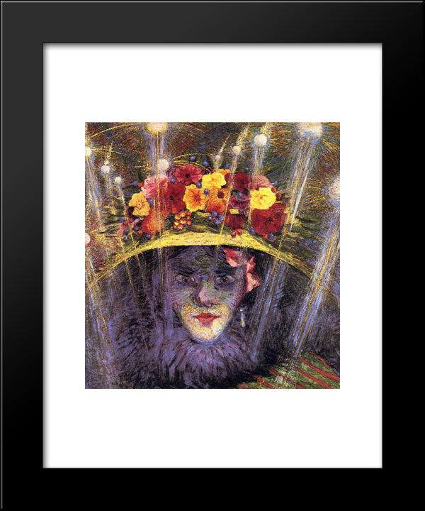 Modern Idol 20x24 Black Modern Wood Framed Art Print Poster by Boccioni, Umberto