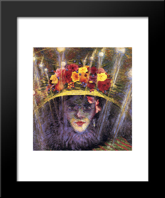 Modern Idol 20x24 Black Modern Wood Framed Art Print Poster by Boccioni, Umberto