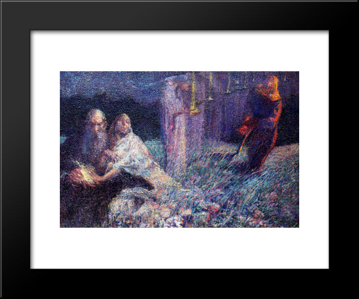 The Reaper 20x24 Black Modern Wood Framed Art Print Poster by Boccioni, Umberto