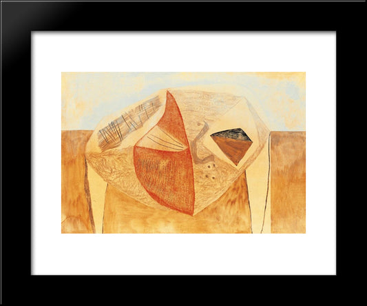 Ancestral Nature 20x24 Black Modern Wood Framed Art Print Poster by Lajos, Vajda