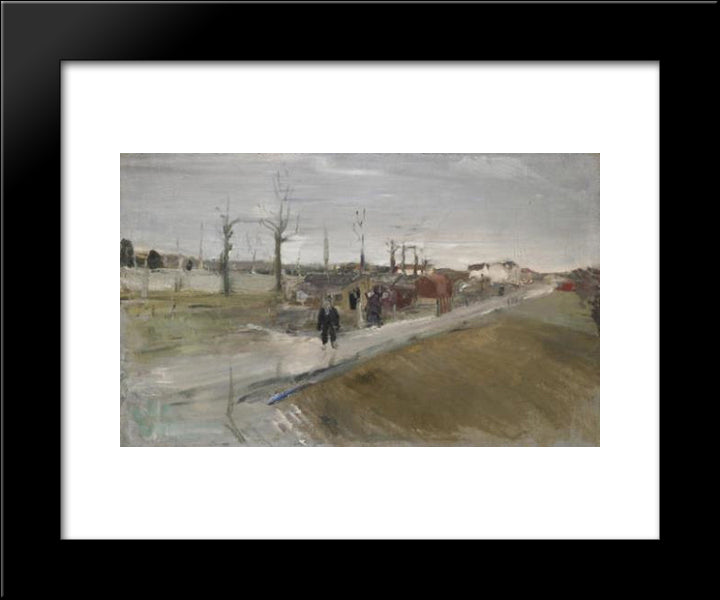 Landstrasse 20x24 Black Modern Wood Framed Art Print Poster by Varlin