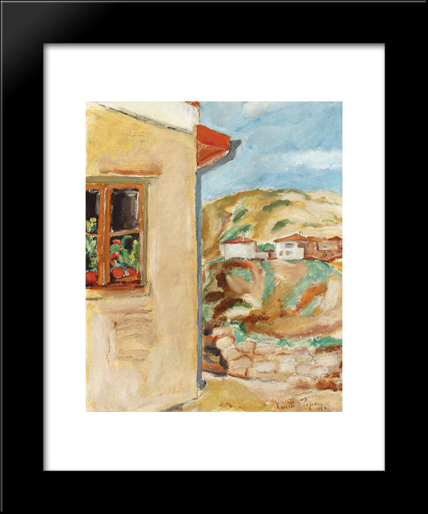 Balchik 20x24 Black Modern Wood Framed Art Print Poster by Popescu, Vasile