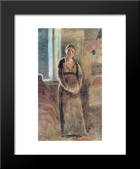 Before Vows 20x24 Black Modern Wood Framed Art Print Poster by Perov, Vasily