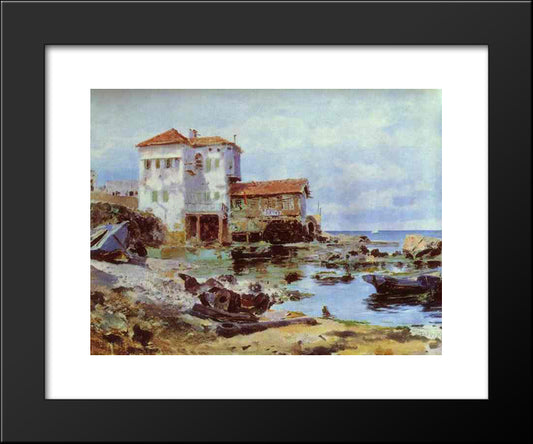 Beirut 20x24 Black Modern Wood Framed Art Print Poster by Polenov, Vasily