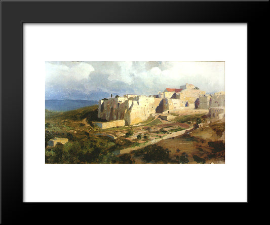 Bethlehem 20x24 Black Modern Wood Framed Art Print Poster by Polenov, Vasily