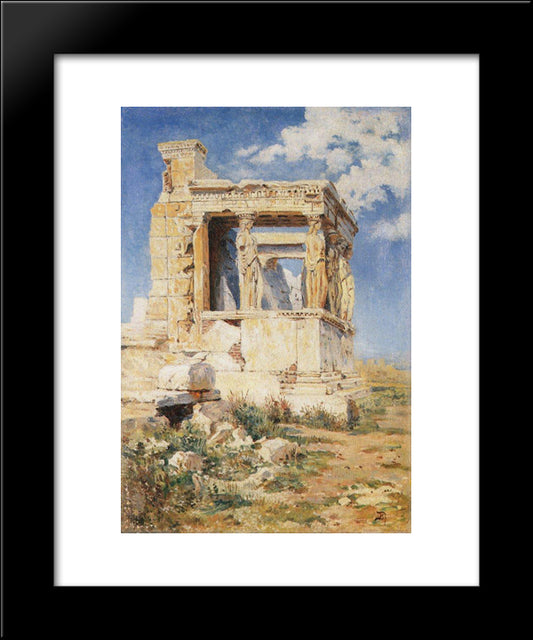 Erechtheion. The Portico Of Caryatids 20x24 Black Modern Wood Framed Art Print Poster by Polenov, Vasily