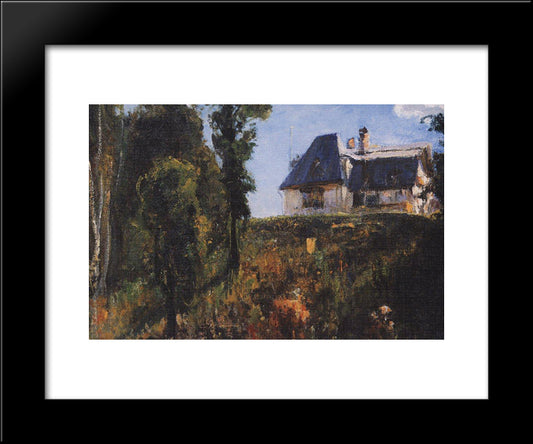 House Of Polenov In Behovo 20x24 Black Modern Wood Framed Art Print Poster by Polenov, Vasily