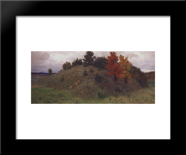 Mound 20x24 Black Modern Wood Framed Art Print Poster by Polenov, Vasily