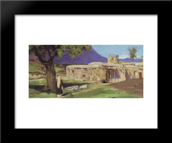 Palestine Study 20x24 Black Modern Wood Framed Art Print Poster by Polenov, Vasily