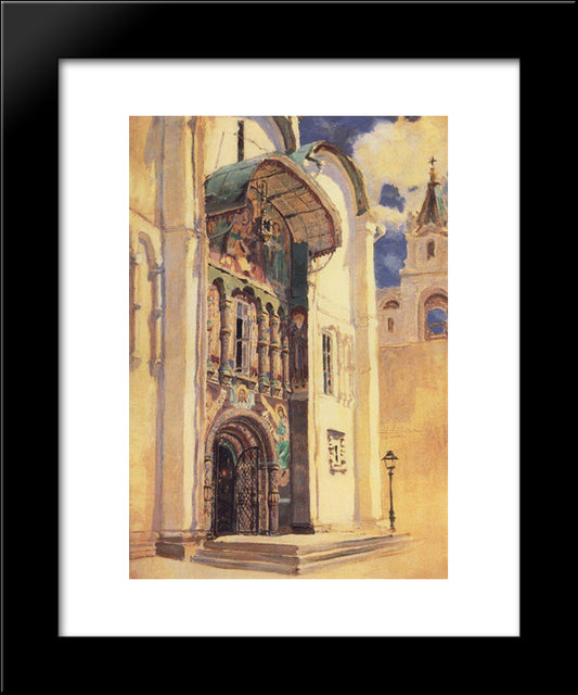 The Uspensky Cathedral. South Gates. 20x24 Black Modern Wood Framed Art Print Poster by Polenov, Vasily