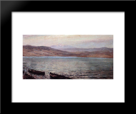 Tiberias (Gennesaret) Lake 20x24 Black Modern Wood Framed Art Print Poster by Polenov, Vasily