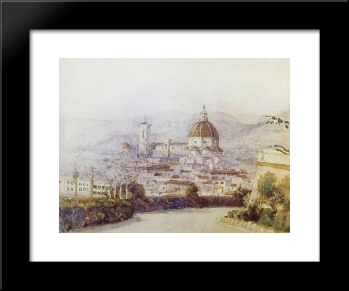 Florence 20x24 Black Modern Wood Framed Art Print Poster by Surikov, Vasily