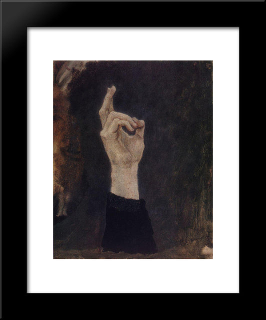 Hand Of Boyarynya Morozova 20x24 Black Modern Wood Framed Art Print Poster by Surikov, Vasily