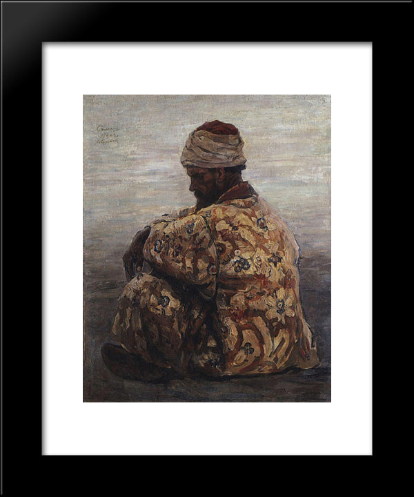 The Persian 20x24 Black Modern Wood Framed Art Print Poster by Surikov, Vasily