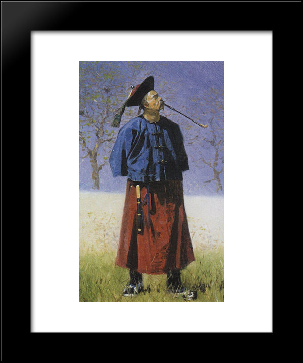 Chinese 20x24 Black Modern Wood Framed Art Print Poster by Vereshchagin, Vasily
