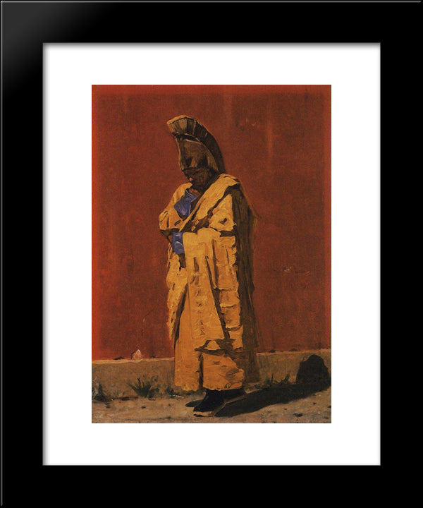 Kalmyk-Lama 20x24 Black Modern Wood Framed Art Print Poster by Vereshchagin, Vasily
