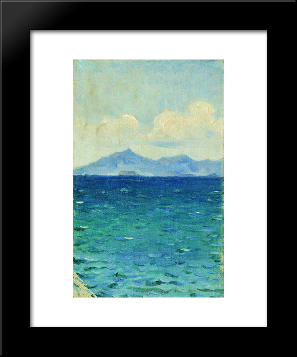 Kurile Islands 20x24 Black Modern Wood Framed Art Print Poster by Vereshchagin, Vasily