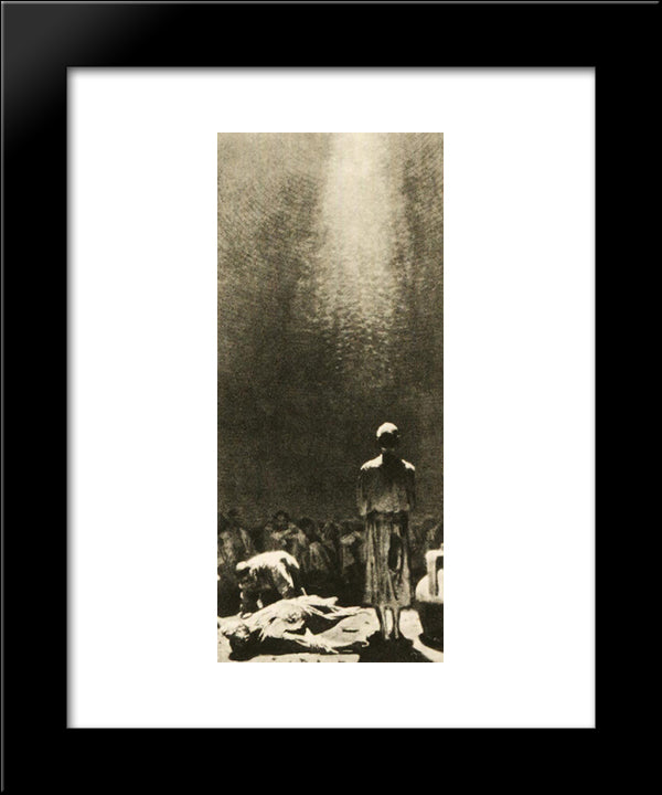 Samarkand Zindan (Underground Prison) 20x24 Black Modern Wood Framed Art Print Poster by Vereshchagin, Vasily
