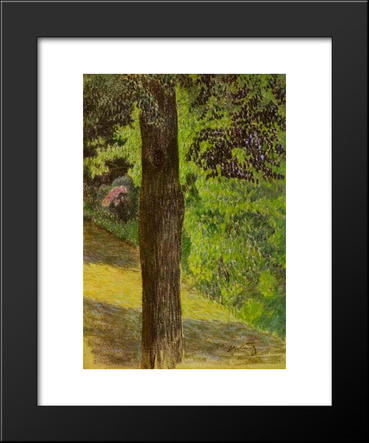 A Path In A Garden 20x24 Black Modern Wood Framed Art Print Poster by Borisov Musatov, Victor