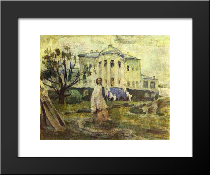 Phantoms 20x24 Black Modern Wood Framed Art Print Poster by Borisov Musatov, Victor