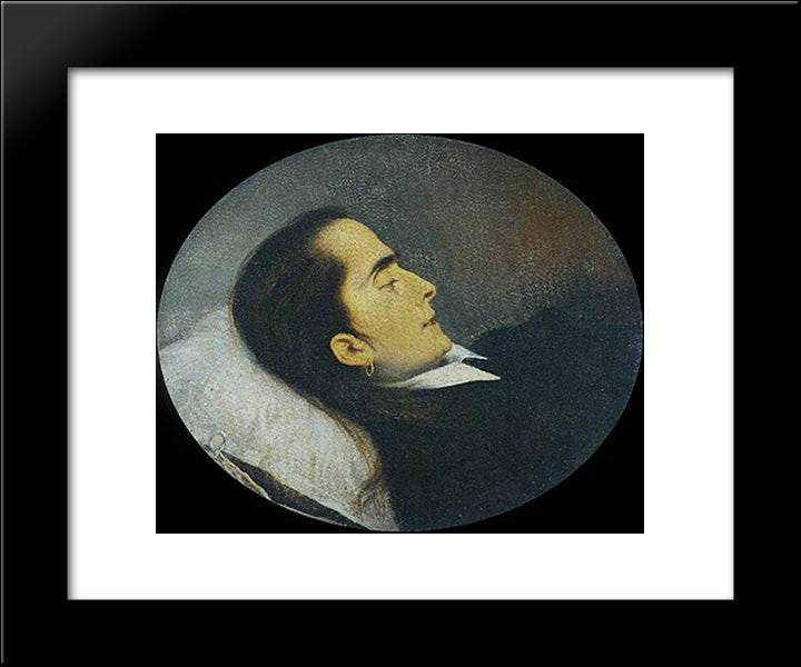 A Morta 20x24 Black Modern Wood Framed Art Print Poster by Meirelles, Victor