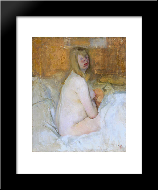Nude 20x24 Black Modern Wood Framed Art Print Poster by Pasmore, Victor