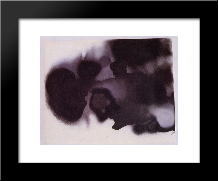 The Cloud 20x24 Black Modern Wood Framed Art Print Poster by Pasmore, Victor