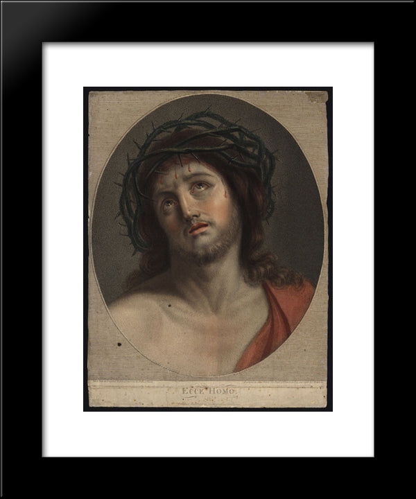Ecce Homo 20x24 Black Modern Wood Framed Art Print Poster by Portuense, Vieira