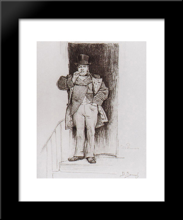 From Dominik 20x24 Black Modern Wood Framed Art Print Poster by Vasnetsov, Viktor