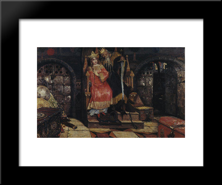 Kashchei The Immortal 20x24 Black Modern Wood Framed Art Print Poster by Vasnetsov, Viktor