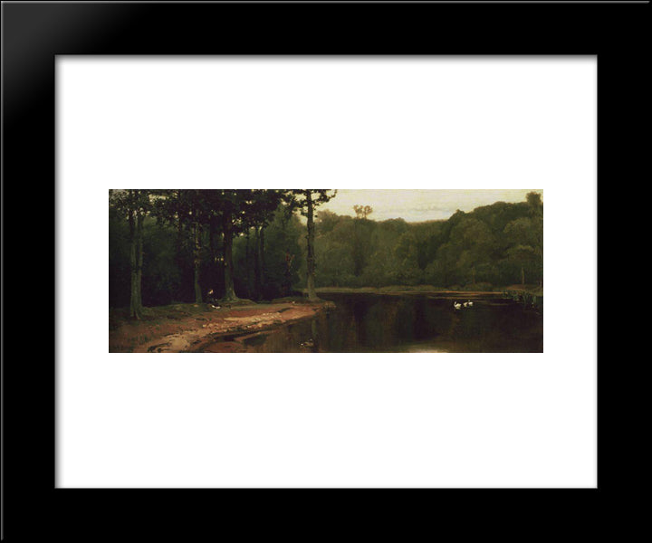 Lull 20x24 Black Modern Wood Framed Art Print Poster by Vasnetsov, Viktor