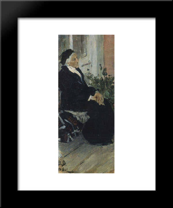 M.I. Ryazantseva 20x24 Black Modern Wood Framed Art Print Poster by Vasnetsov, Viktor
