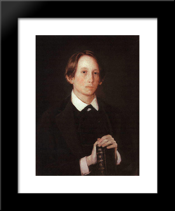 Portrait Of The Artist A M Vasnetsov 20x24 Black Modern Wood Framed Art Print Poster by Vasnetsov, Viktor