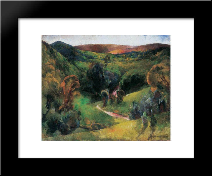 Landscape 20x24 Black Modern Wood Framed Art Print Poster by Aba Novak, Vilmos