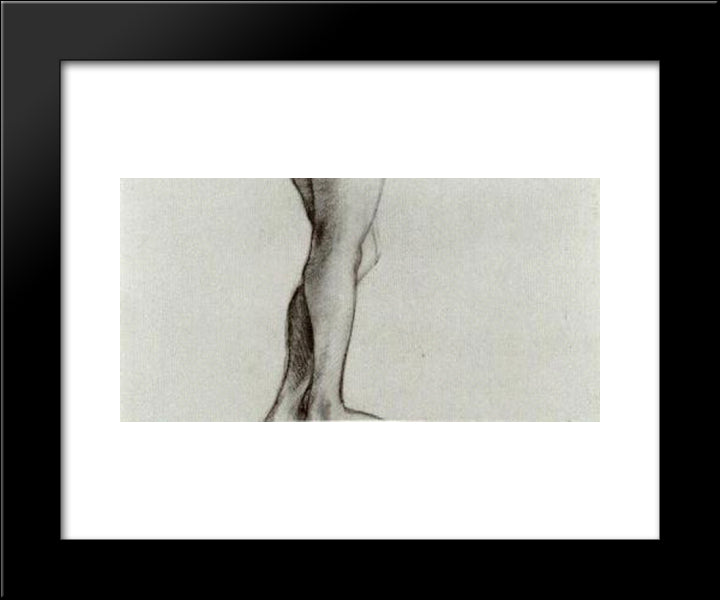 A Woman S Legs 20x24 Black Modern Wood Framed Art Print Poster by Van Gogh, Vincent