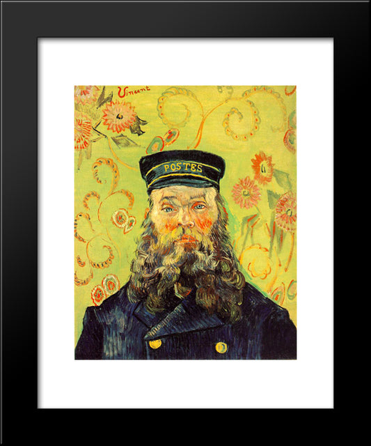 Joseph-Etienne Roulin 20x24 Black Modern Wood Framed Art Print Poster by Van Gogh, Vincent