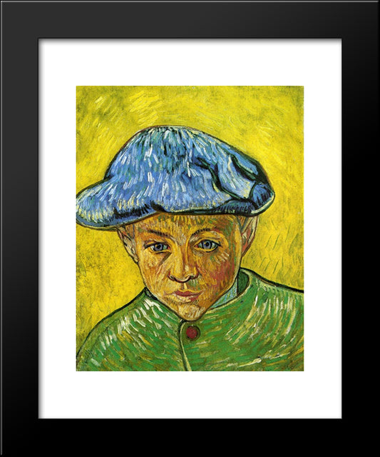 Portrait Of Camille Roulin 20x24 Black Modern Wood Framed Art Print Poster by Van Gogh, Vincent