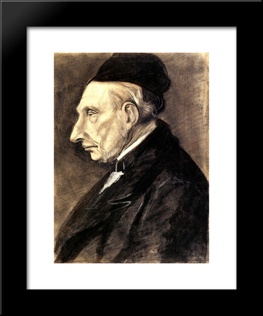 Portrait Of Vincent Van Gogh, The Artist S Grandfather 20x24 Black Modern Wood Framed Art Print Poster by Van Gogh, Vincent