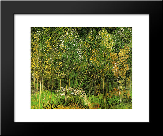 The Grove 20x24 Black Modern Wood Framed Art Print Poster by Van Gogh, Vincent